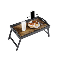Bedblad met Opvouwbare Bamboe Poten en Telefoongleuf, 50 x 30 cm