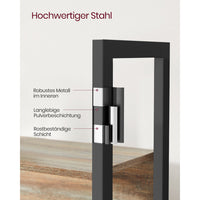 Boekenkast met 14 Planken en Metalen Frame, 158 x 166 cm