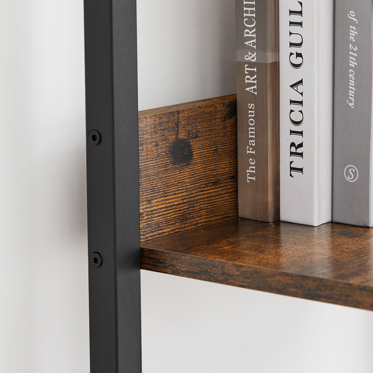 Smalle Boekenkast met 5 Planken en Achterwand, 33,8 x 170 cm