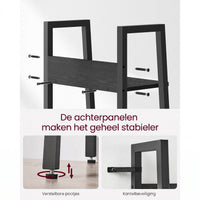 Smalle Boekenkast met 5 Planken en Achterwand, 33,8 x 170 cm