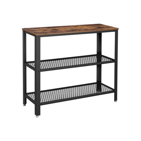 Consoletafel met 2 Roosterplanken, 101,5 cm