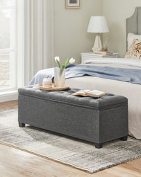Opvouwbare Opbergbank met Afneembare Hoes, 110 cm