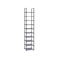 Smal Schoenenrek met 10 Niveaus, 33 x 33 x 173 cm