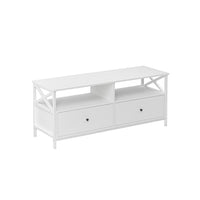 TV-meubel met 2 Lades en 2 Open Vakken, 120 cm