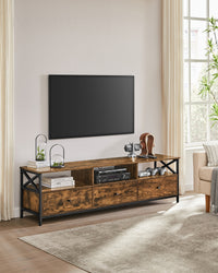 TV-meubel met 3 Lades en 3 Open Vakken, 178 cm