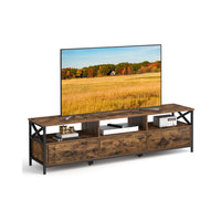 TV-meubel met 3 Lades en 3 Open Vakken, 178 cm