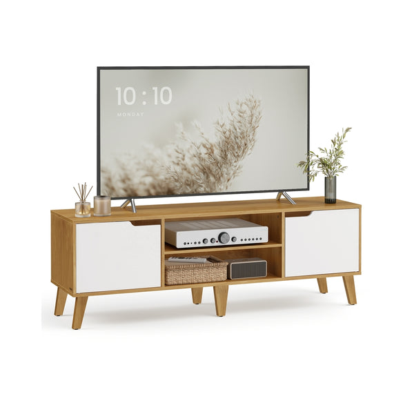 TV-meubel met Verstelbare Plank voor Tv's tot 65 Inch, 147 cm