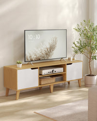 TV-meubel met Verstelbare Plank voor Tv's tot 65 Inch, 147 cm