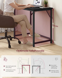Bureau met Stalen Frame en Industrieel Design