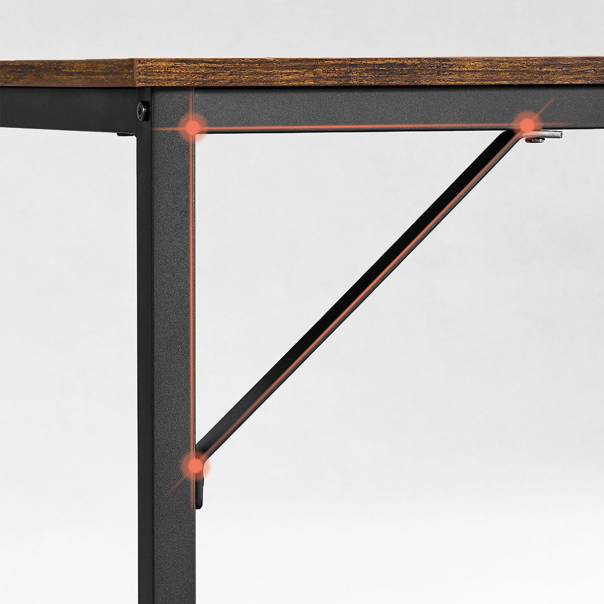 Bureau met Stalen Frame en Industrieel Design
