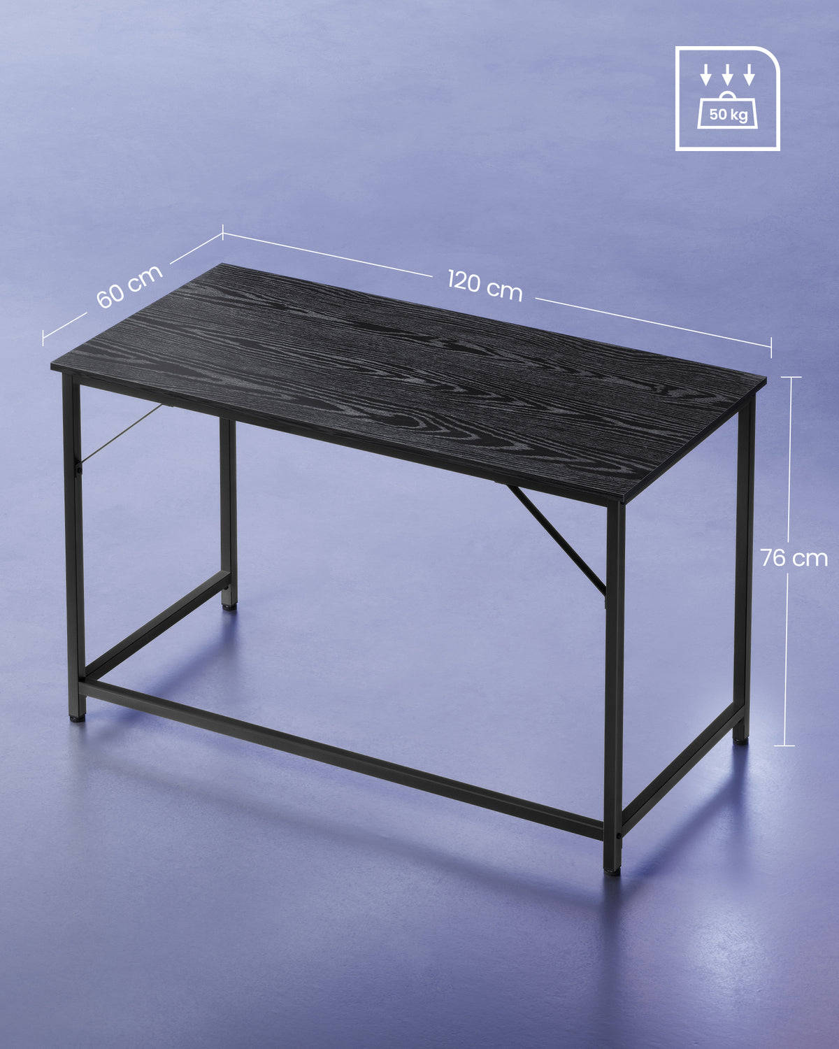 Bureau met Stalen Frame en Industrieel Design
