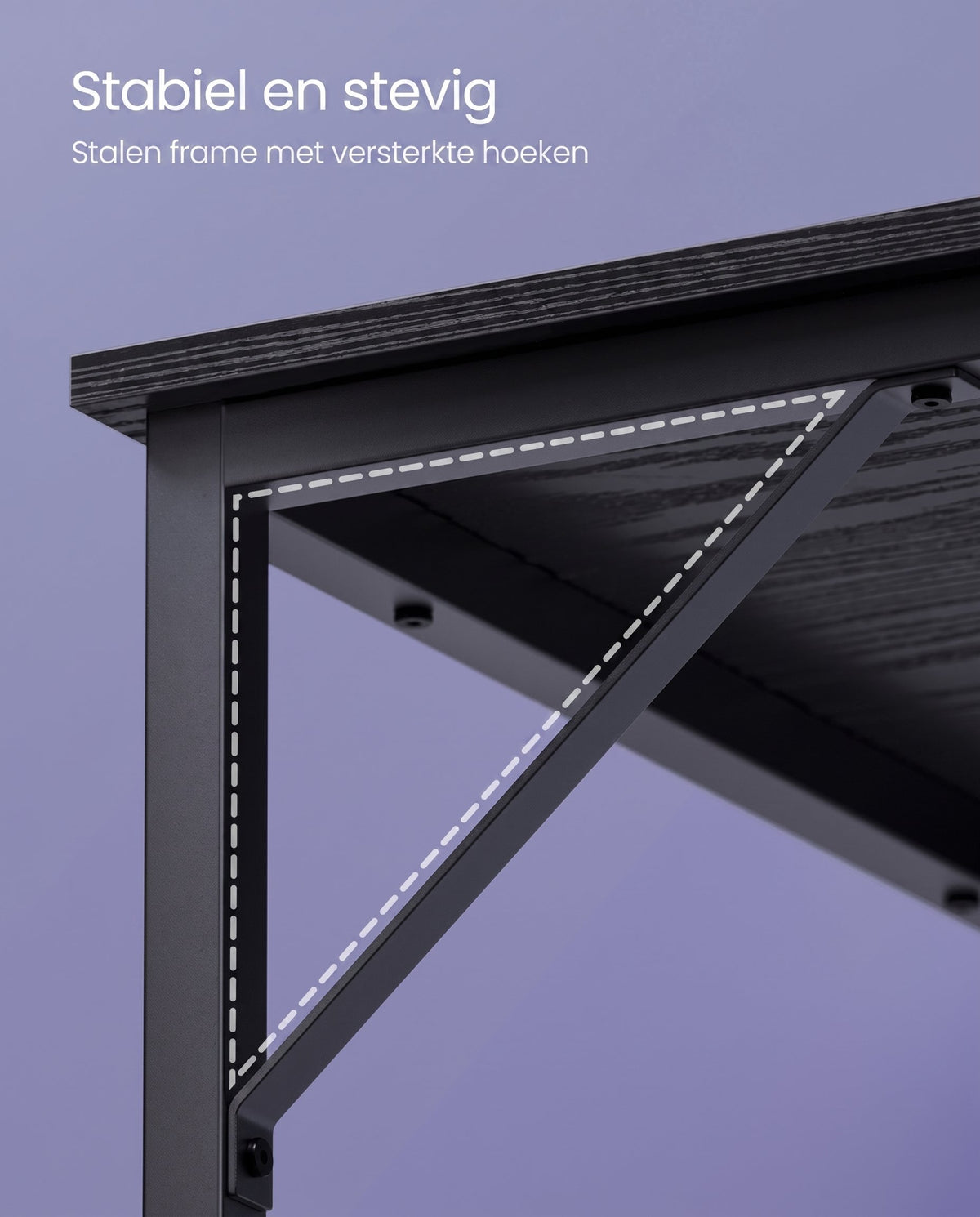 Bureau met Stalen Frame en Industrieel Design