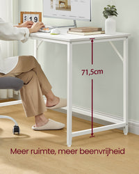 Bureau met Stalen Frame en Industrieel Design