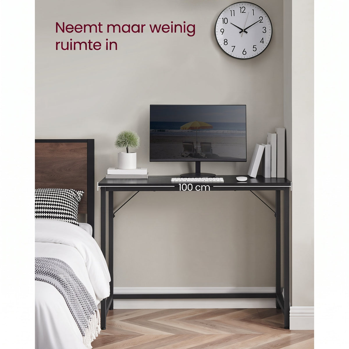 Bureau met Stalen Frame en Industrieel Design