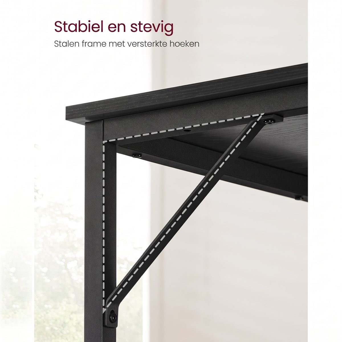 Bureau met Stalen Frame en Industrieel Design