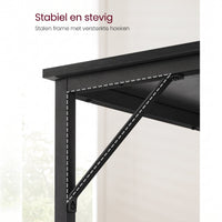 Bureau met Stalen Frame en Industrieel Design