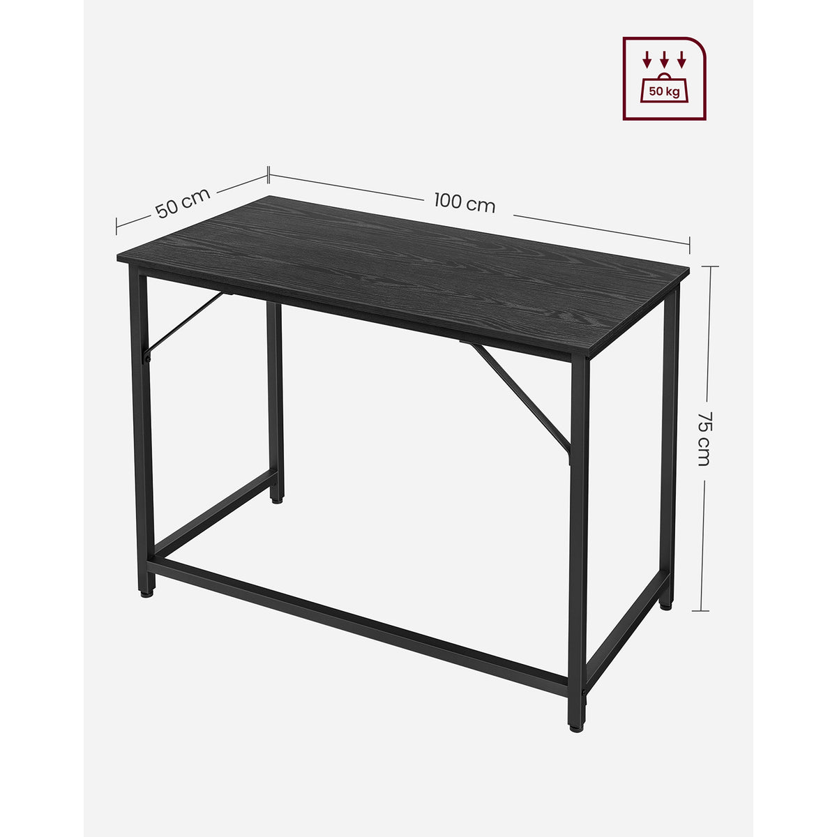 Bureau met Stalen Frame en Industrieel Design