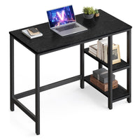 Bureau met 2 Planken en Stalen Frame, Industrieel Design