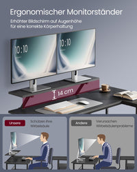 L-vormig bureau lade detail