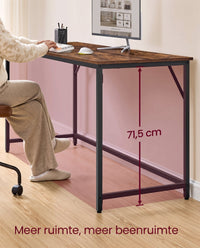 Bureau met Stalen Frame en Industrieel Design