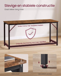 Bureau met Stalen Frame en Industrieel Design