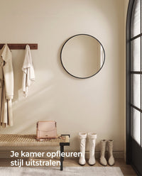Ronde Wandspiegel met Metalen Frame