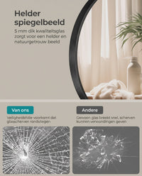 Ronde Wandspiegel met Metalen Frame