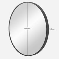 Ronde Wandspiegel met Metalen Frame