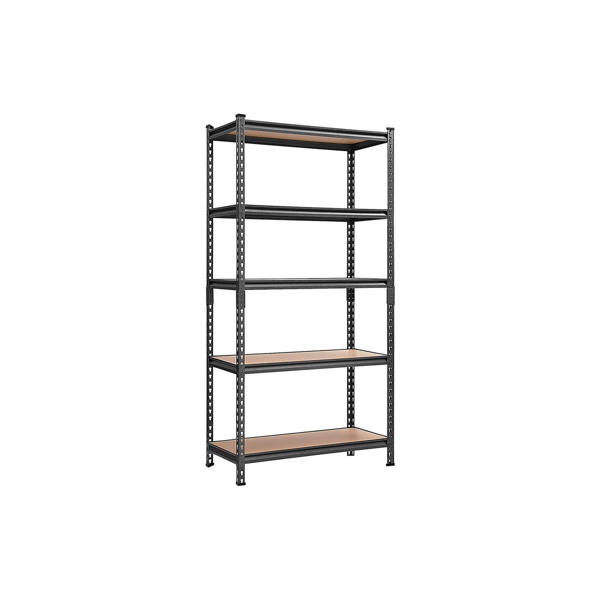 Zwaar Metalen Opbergrek met 5 Verstelbare Planken, 90 x 180 x 40 cm