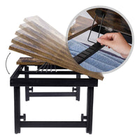 Laptoptafel met Inklapbare Bamboe Poten en Lade, 55 x 35 cm