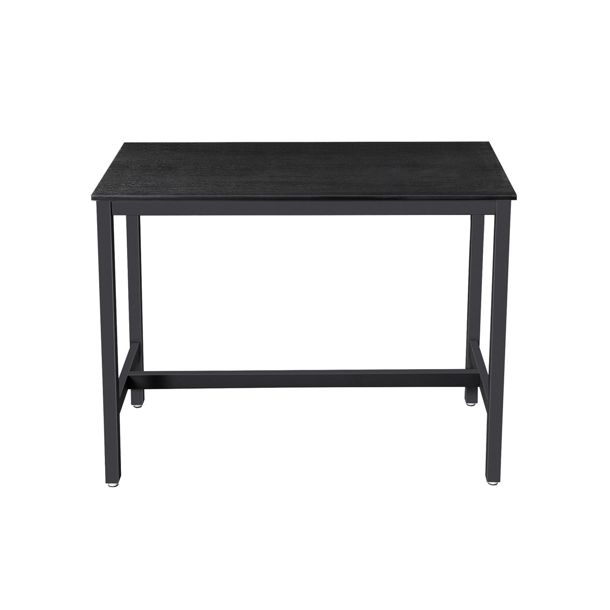 Bartafel met Robuust Metalen Frame en Houtlook, 120 x 60 x 90 cm