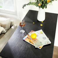 Bartafel met Robuust Metalen Frame en Houtlook, 120 x 60 x 90 cm