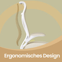 Bureaustoel met Opklapbare Armleuningen en S-Vormige Rugleuning in Beige, 70 x 70 cm