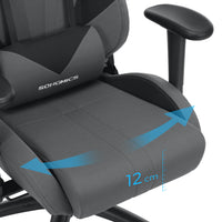 Ergonomische Gamingstoel met Hoofdsteun en Lendenkussen, Grijs