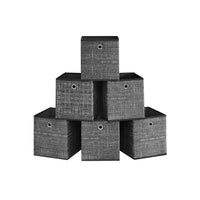 Opbergdozen van Vliesstof voor Kubusplank, Set van 6, 26 x 26 x 28 cm