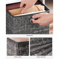 Opbergdozen van Vliesstof voor Kubusplank, Set van 6, 26 x 26 x 28 cm