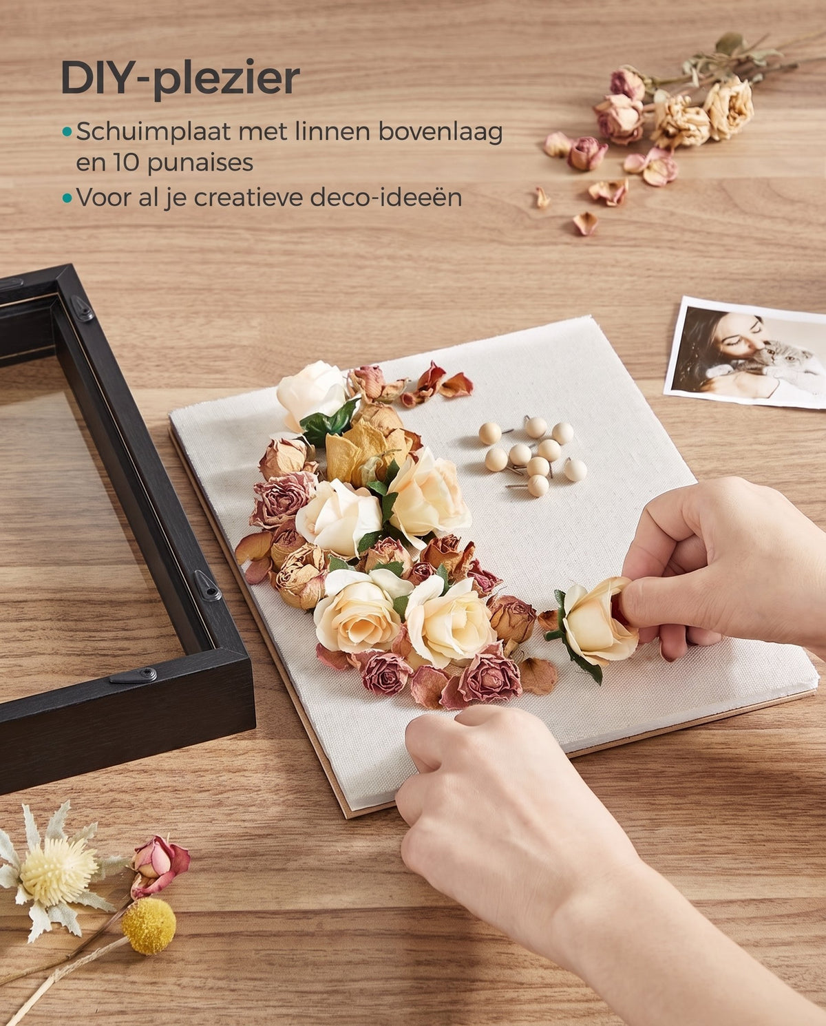 3D-fotolijst om te Vullen met Koord, Clips en Pinnen
