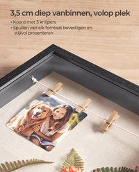 3D-fotolijst om te Vullen met Koord, Clips en Pinnen