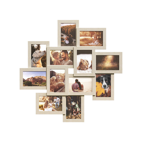 Fotolijstcollage van 12 Lijsten voor Foto's van 10 x 15 cm