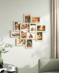 Fotolijstcollage van 12 Lijsten voor Foto's van 10 x 15 cm