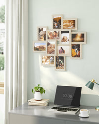 Fotolijstcollage van 12 Lijsten voor Foto's van 10 x 15 cm