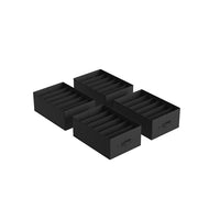 Opvouwbare Kledingkastorganizers met 6 Vakken, Set van 4, 42 x 30 x 17 cm