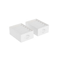 Opvouwbare Kledingkastorganizers met 6 Vakken, Set van 4, 42 x 30 x 17 cm
