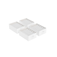 Opvouwbare Kledingkastorganizers met 6 Vakken, Set van 4, 42 x 30 x 17 cm