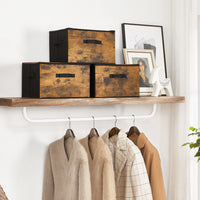 Opbergdozen met Deksel en Ritssluiting, Set van 3, 40 x 30 x 25 cm