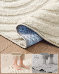 Vloerkleed met 3D-hoog-laagpool en Geometrisch Patroon