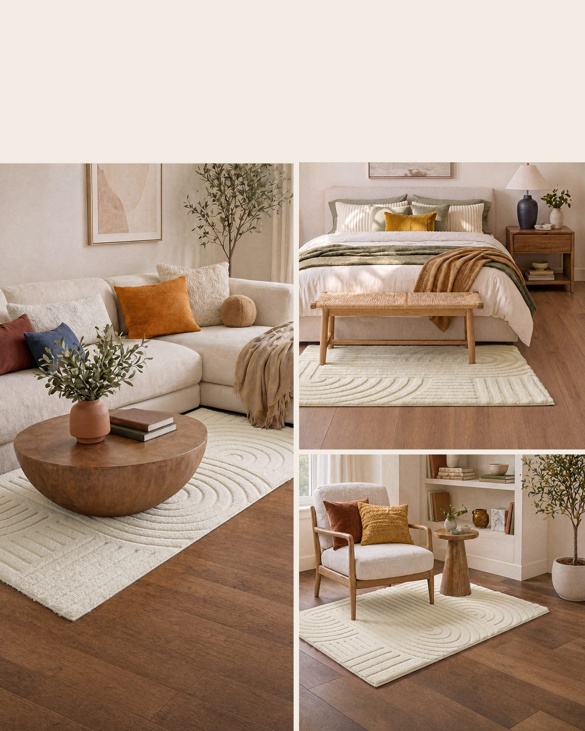 Vloerkleed met 3D-hoog-laagpool en Geometrisch Patroon