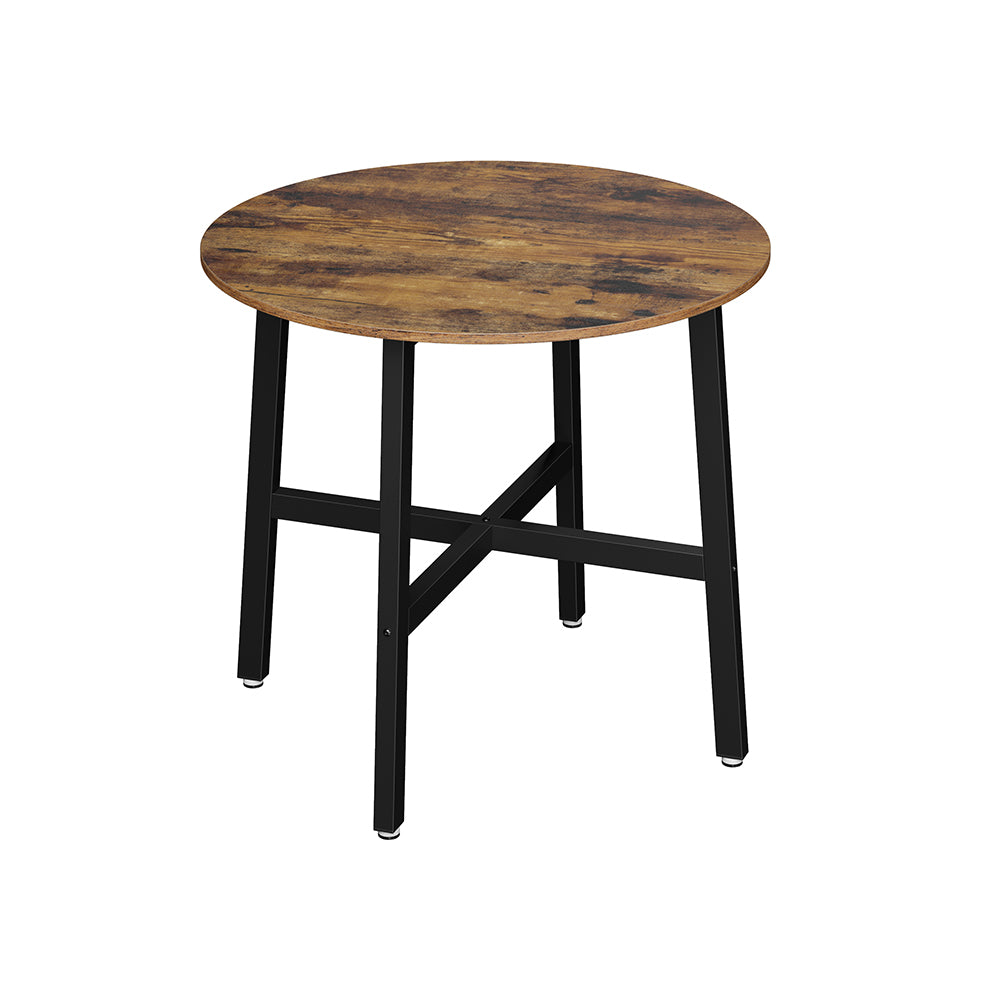 Ronde Keukentafel met Stalen Frame, 80 x 75 cm