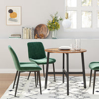 Ronde Keukentafel met Stalen Frame, 80 x 75 cm