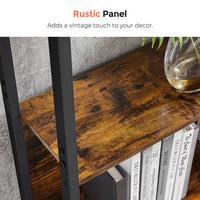 Boekenkast met 14 Planken en Metalen Frame, 158 x 166 cm